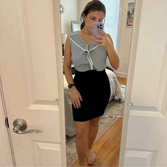 Black long business skirt​​ - Picture 4 of 4